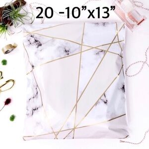 4/$20 -Marble Poly Mailers 10”x13”